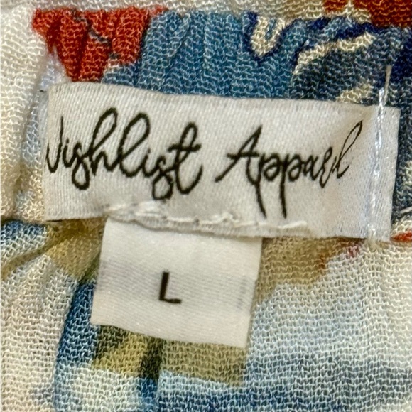 NWOT Wishlist White Floral Open Back‎ Tiered Rayon Dress - Picture 12 of 13